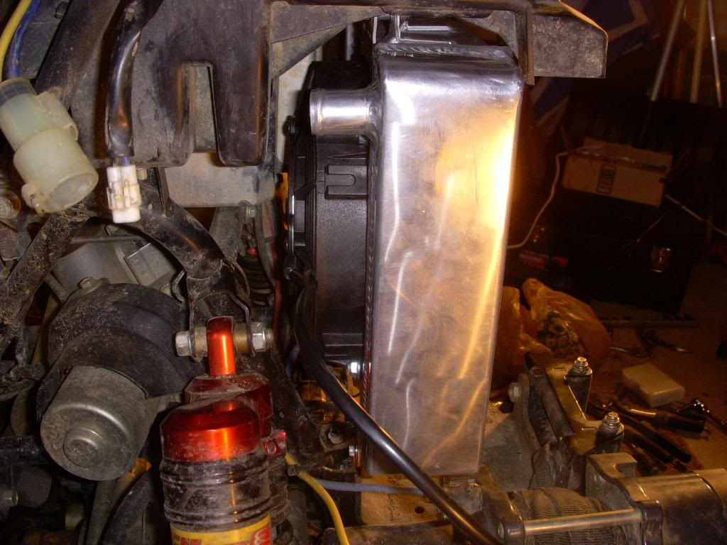 Upgraded Radiator Install Grizzly Riders Yamaha Grizzly ATV Forum